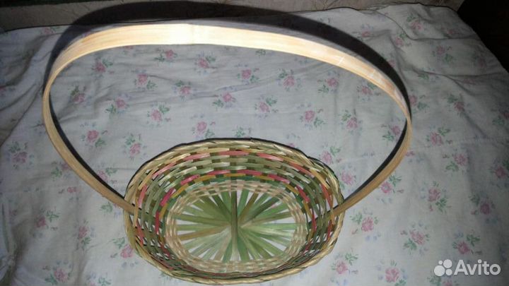 Корзина плетеная лукошко пасхальная