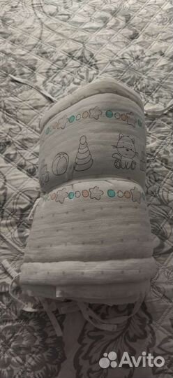 Бортики в детскую кроватку бу