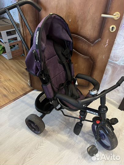 Велосипед коляска с ручкой