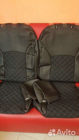 Чехлы на Kia Sportage 4 экокожа с алькантарой