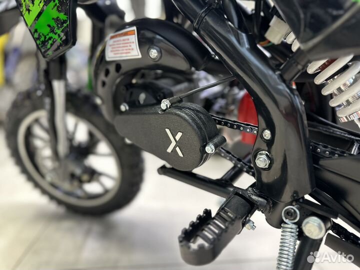 Детский мотоцикл миникросс 50 ES зеленый