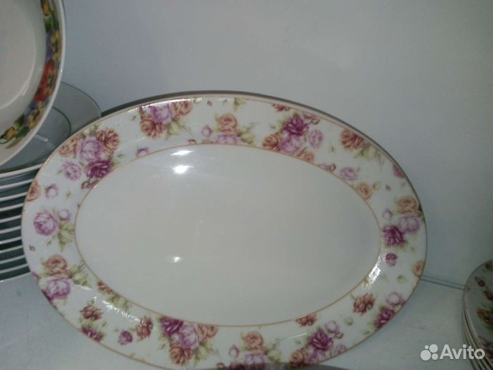 Сервиз столовый Костяной фарфор Fine Porcelain 10п