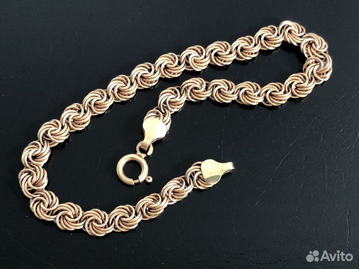 Золотой браслет Роза 585