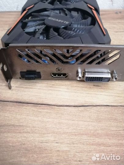 Видеокарта Gigabyte GeForce GTX 1050 Ti OC 4GB
