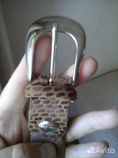 Фирменный кожаный ремень domani (пр-во Италия)