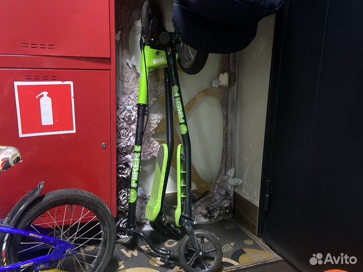 Самокат fliker F5 на запчасти