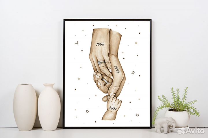 Семейный постер