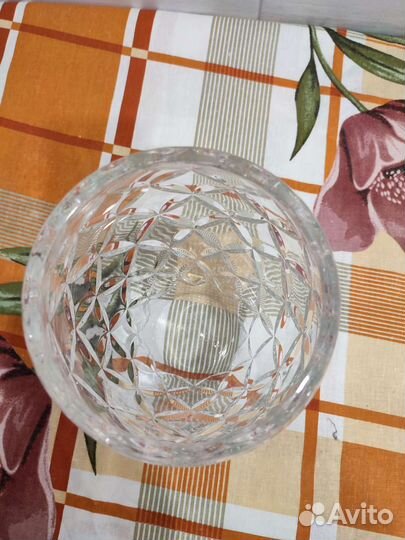 Ваза хрустальная большая СССР