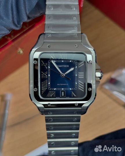 Часы Cartier Santos Blue