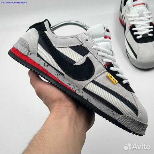 Кроссовки Nike Cortez Union Grey (Арт.86355)