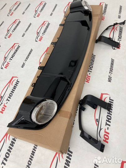 Диффузор на Audi А7 14-17 в стиле RS7 Audi A7