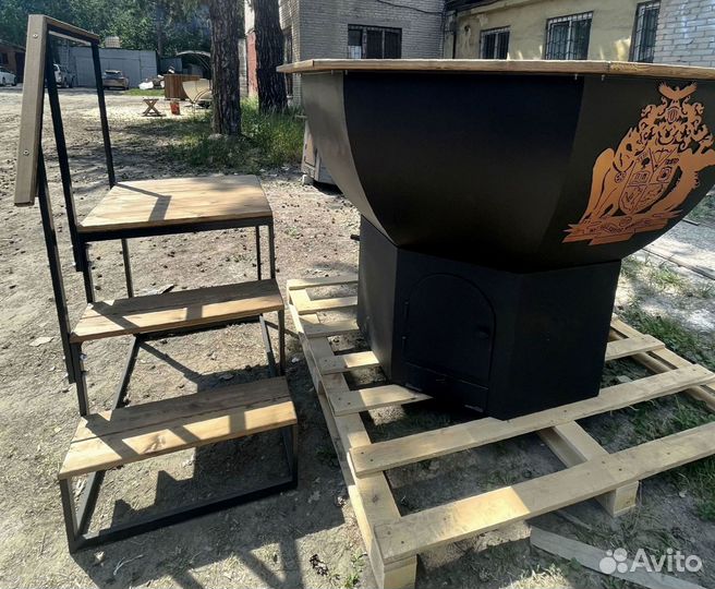 Чан для бани. Купель