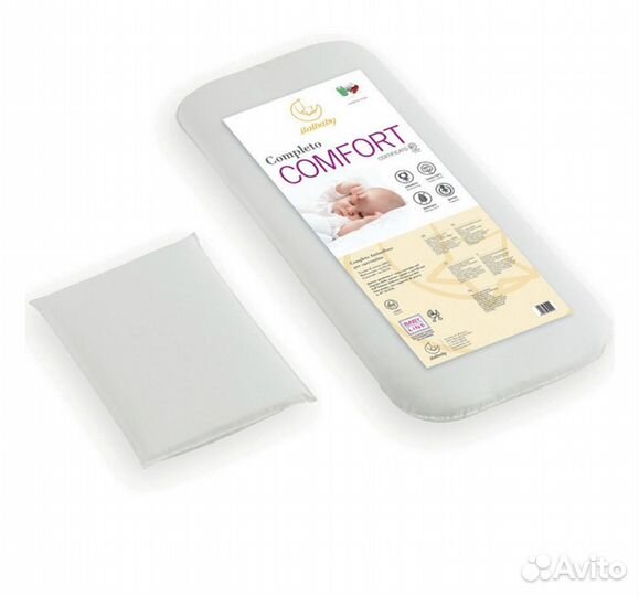 Набор в коляску матрас и подушка