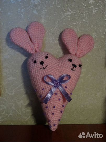 Валентинка / Сердечный Зай - ручная работа