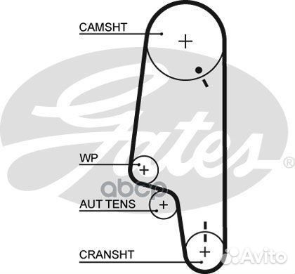 Ремень грм Gates 5428XS Gates
