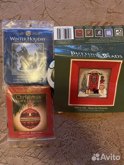 Остатки наборов для вышивки Mill Hill