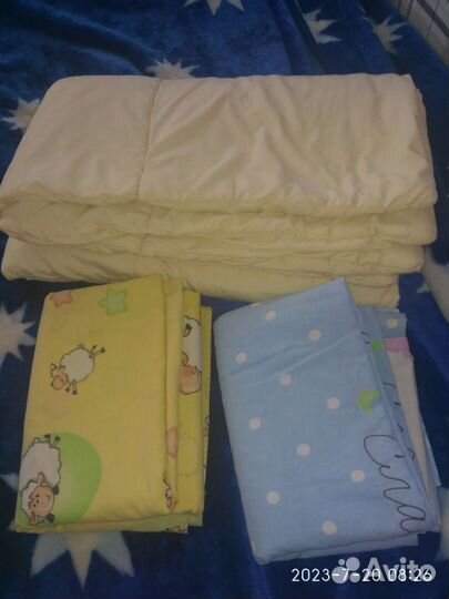 Детское теплое одеяло и постельное