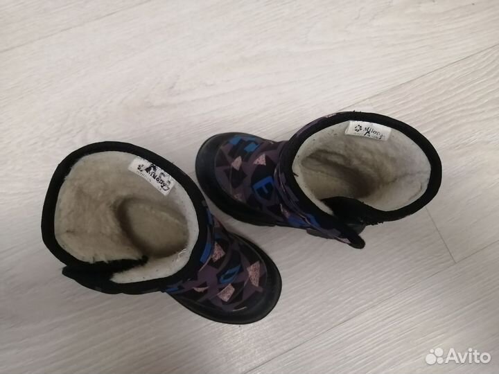 Зимние сапоги детские 24р