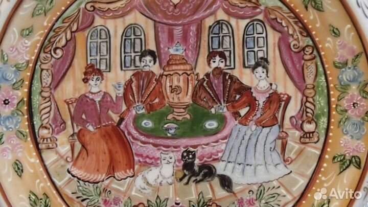 Тарелка Самовар Богдановический фз 1973-1991 год