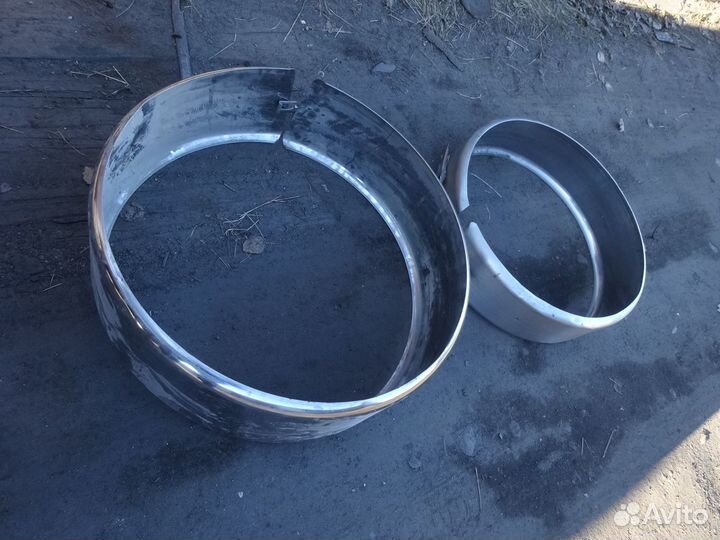 Чехол на запаску хром 15-18 радиус размер 78 на 24