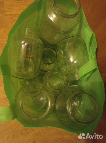 Банки стеклянные разный объём