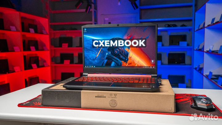 Игровой ноутбук Acer: 16гб, i5-9300H, GTX 1650