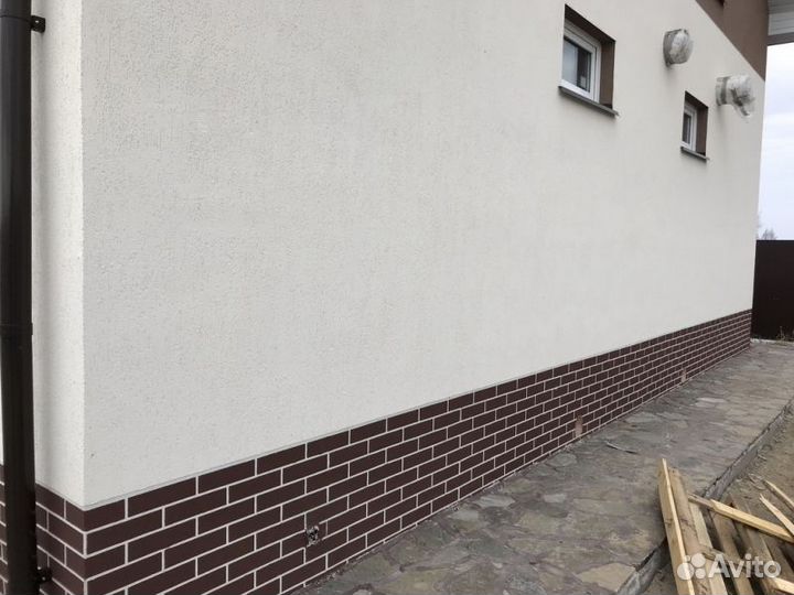 Фасадные работы короед, Мокрый фасад, Фасадчики