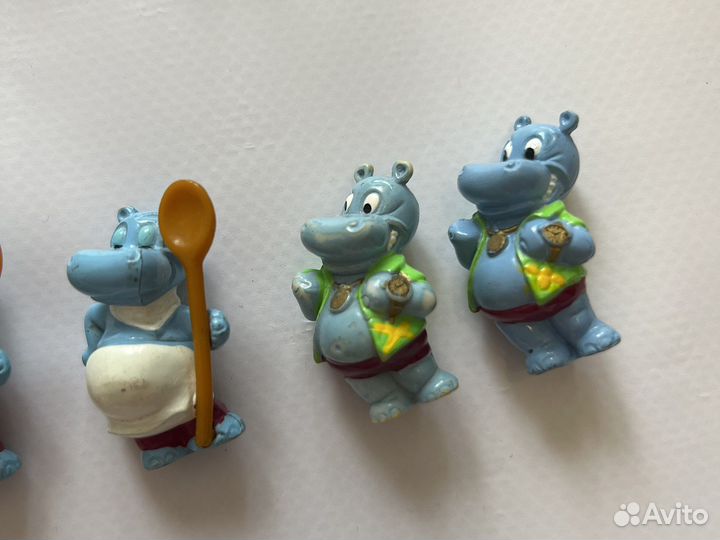 Kinder surprise киндер игрушки из 90-х бегемотики