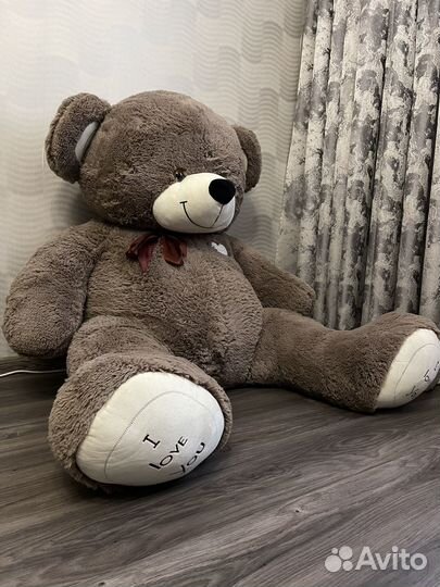 Мягкие игрушки большой плюшевый медведь