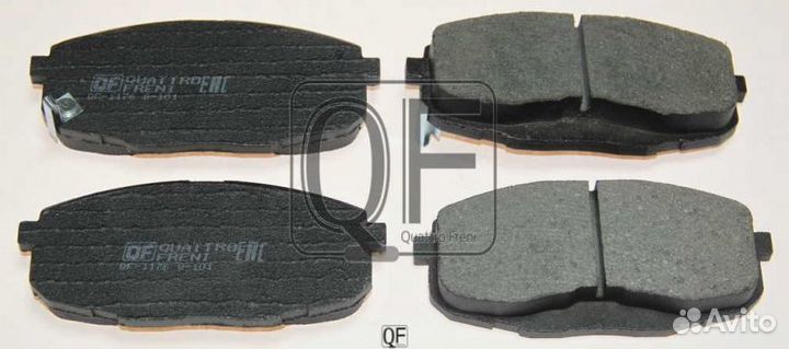Колодки тормозные дисковые перед QF67602