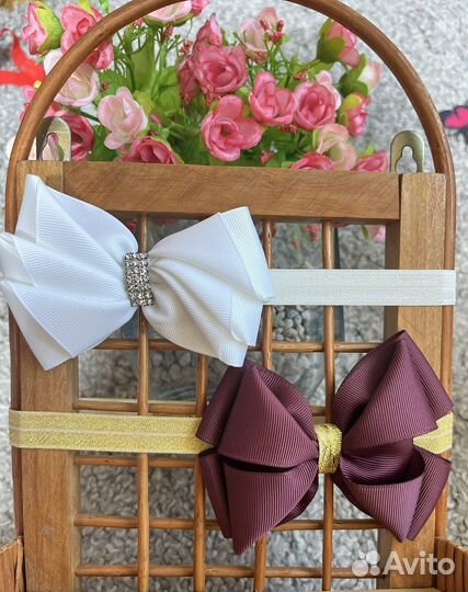 Набор детских повязок доя волос на голову