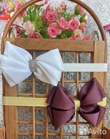 Набор детских повязок доя волос на голову