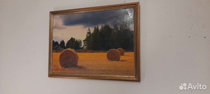 Картина большая, масло, холст