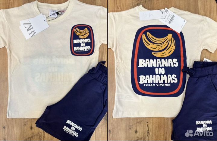 Костюмы футболка и шорты для мальчика 92-140