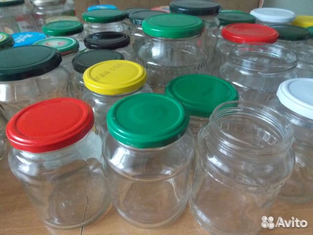 Банки стеклянные от 0,08 л до 3 л, кега 30 л