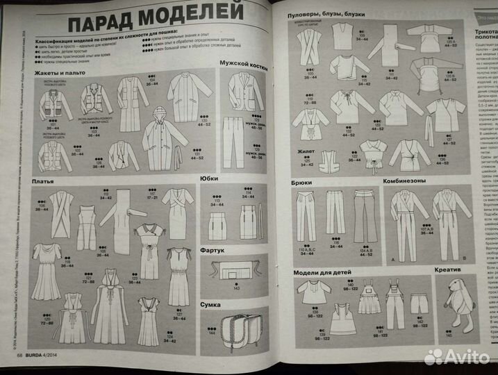 Журналы бурда моден