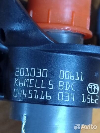 Форсунки 0445116034 Фольксваген