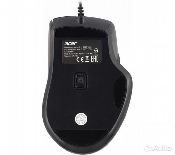 Мышь Acer OMW130, черный
