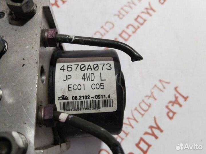 Блок ABS Mitsubishi Lancer 10 седан 4B11 2008