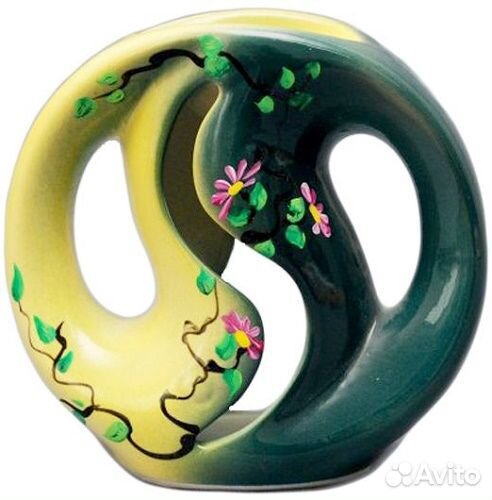 Аромалампа Инь-Ян h13,5 см керамика