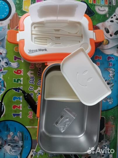 Aqua Work Ланч-бокс с подогревом, 15x21.5