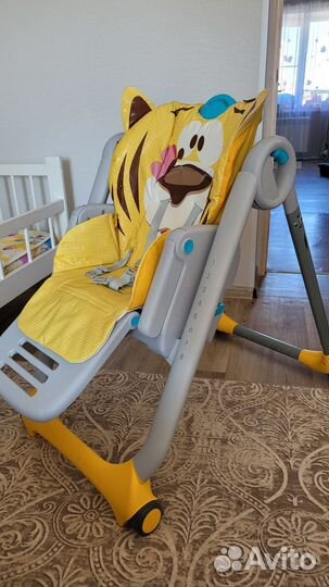 Стульчик для кормления chicco polly progress 5
