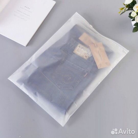 Zip-lock пакеты, матовые с бегунком(слайдер)