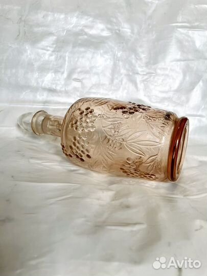 Графин СССР Рябинка Карамельное стекло