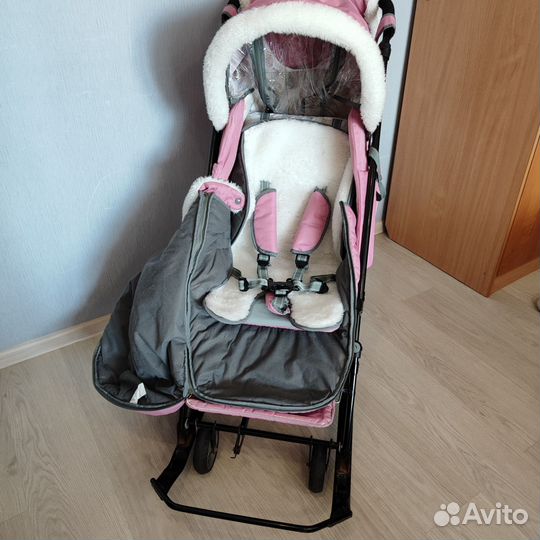 Санки коляска ника 7-5