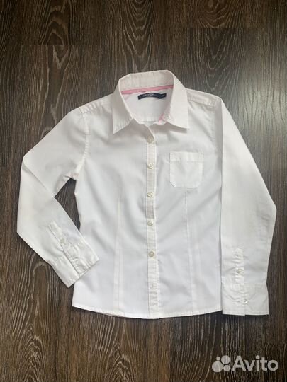 Рубашка белая George, 140 рост