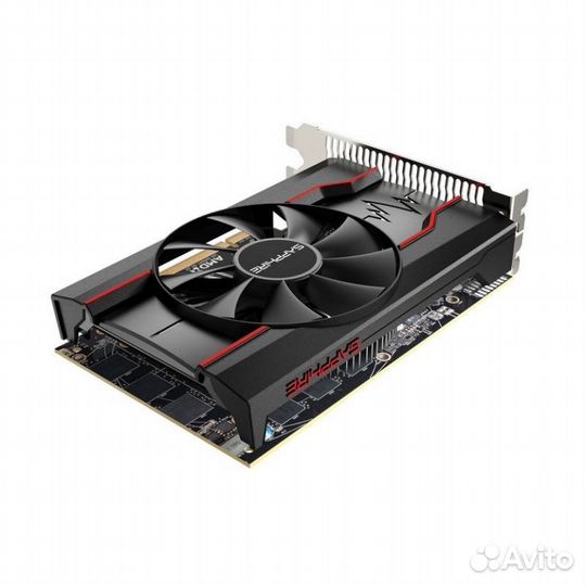 Видеокарта Sapphire PCI-E 11268-01-20G RX 550 4G OC AMD Radeon RX 550 4Gb 128bit gddr5 1206/7000 DVI