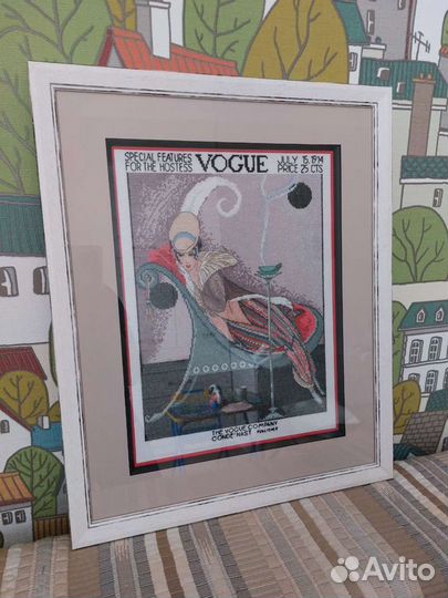 Картина vogue, счетный крест