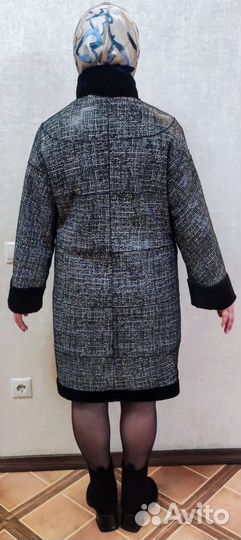 Пальто дубленка зимнее