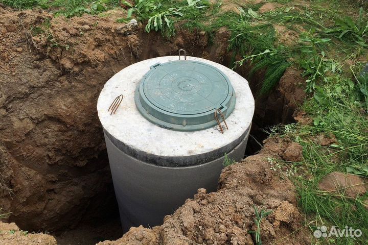 Септик из бетонных колец